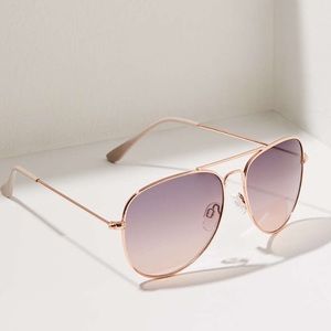 LOFT Aviator Sunglasses